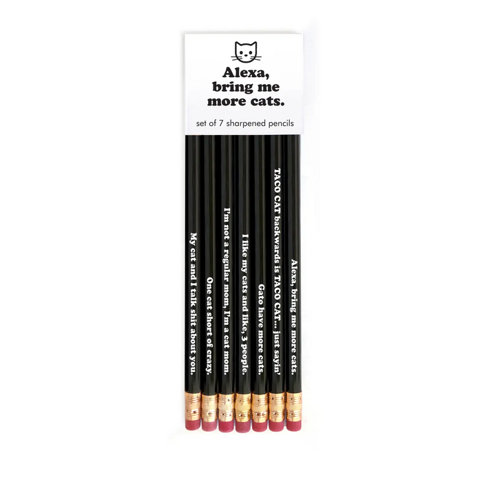 Alexa, Bring Me More Cats Pencil Set