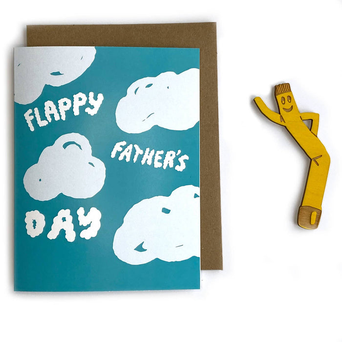 Flappy Father's Day Air Dancer Magnet w/ Card