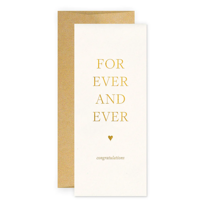 For Ever Wedding Card