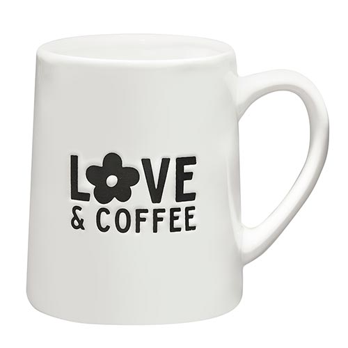 Taper Mug - Love & Coffee