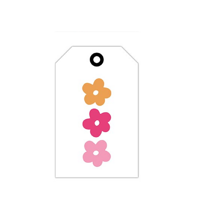 Birthday Flowers Themed Gift Tags