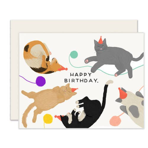 Cat Lovers Birthday Card