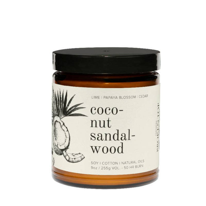 Coconut Sandalwood Soy Candle