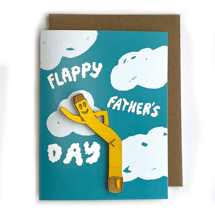 Flappy Father's Day Air Dancer Magnet w/ Card