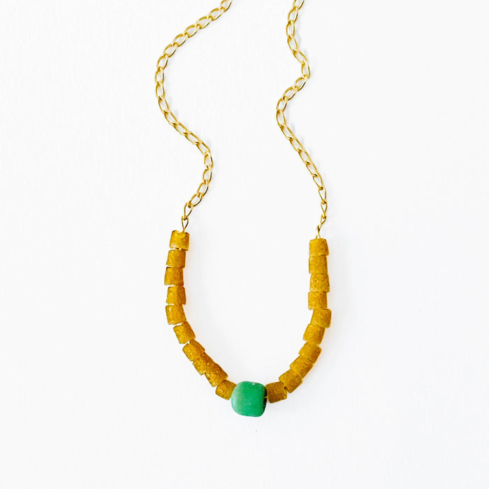 Colorblock Bead Necklace