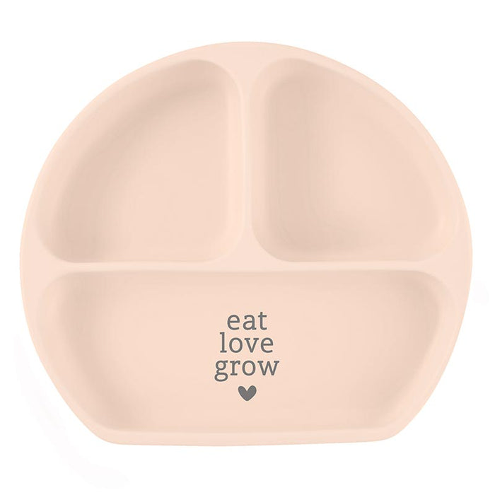 Silicone Plate - Eat, Love, Grow