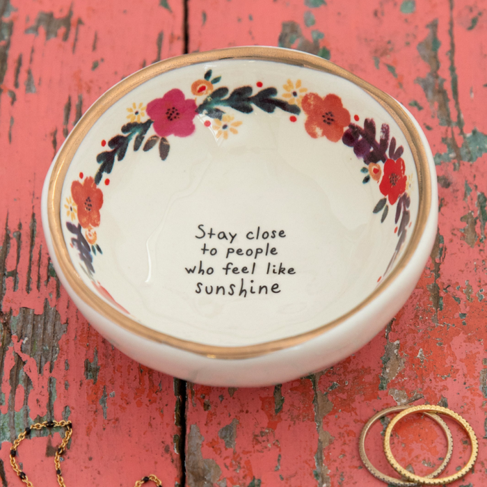 Ceramic Giving Trinket Bowl - Stay Close