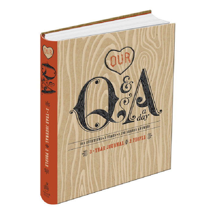 Our Q&A a Day 3-Year Journal for two people