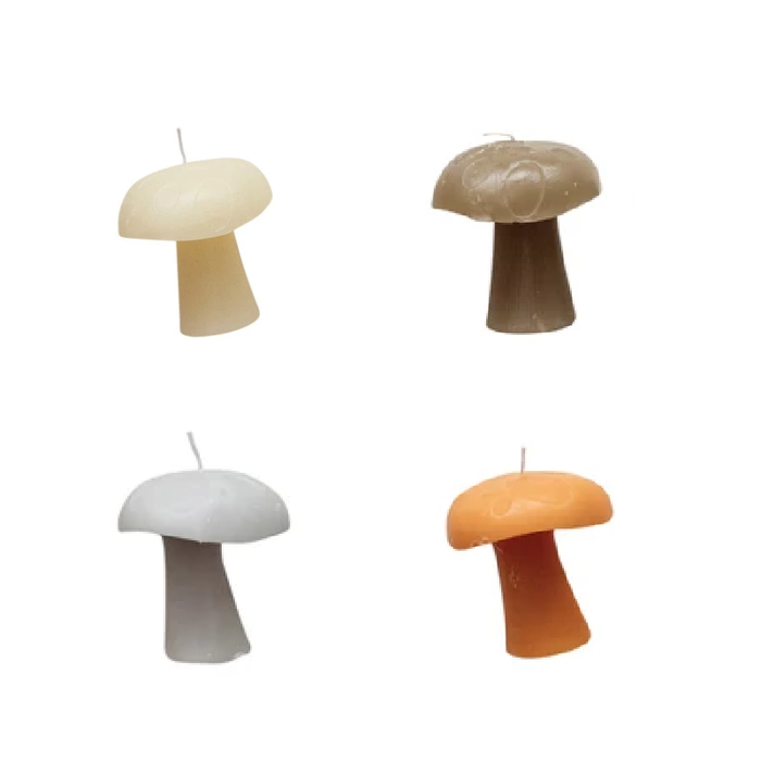 Unscented Mushroom Shaped Candle