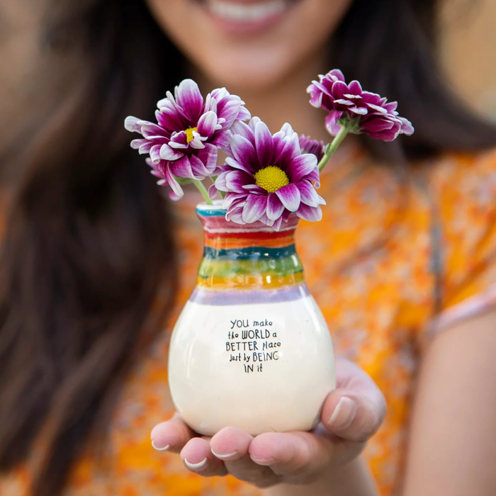 You Make The World A Better Place Favorite Bud Vase