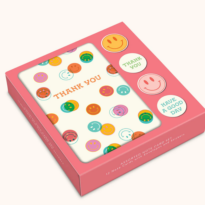 Be All Smiles Note Card Set With Stickers