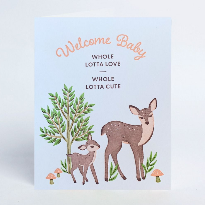 Oh Deer Baby Card