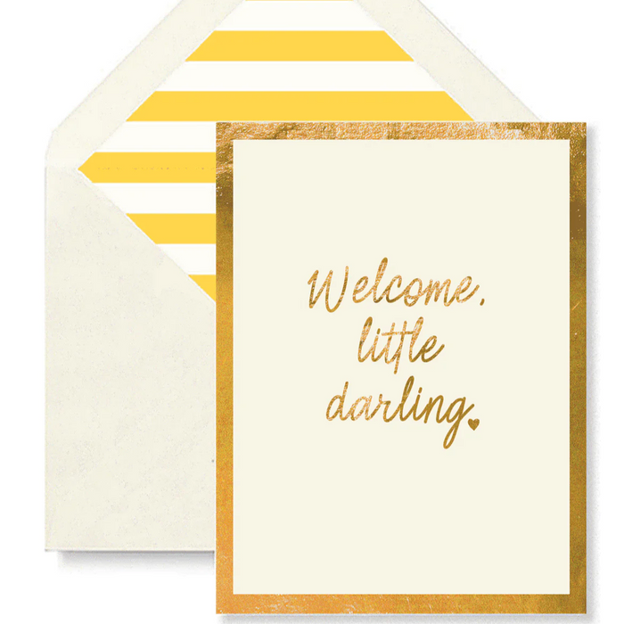 Welcome Little Darling Card