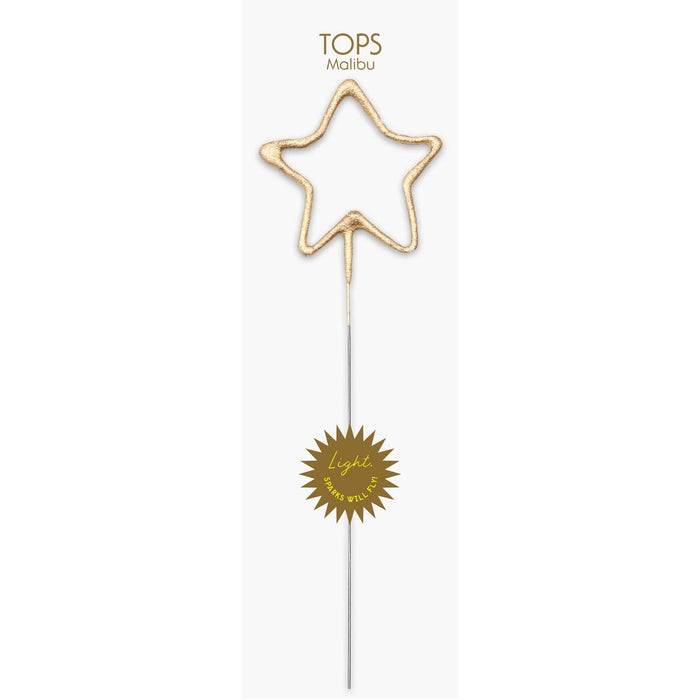 Big 8" Gold Star Sparkler Wand