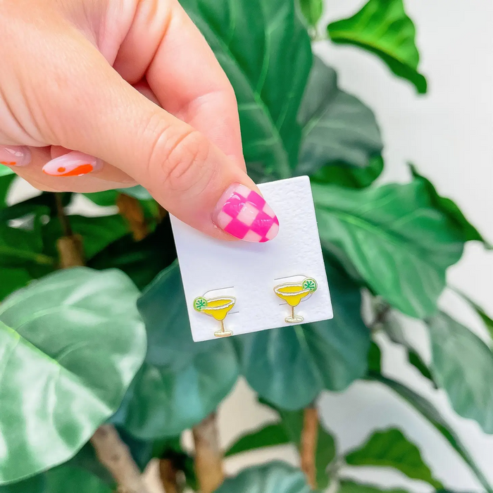 Margarita Enamel Stud Earrings