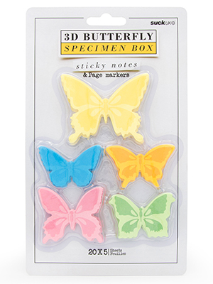 3D Butterfly Sticky Notes