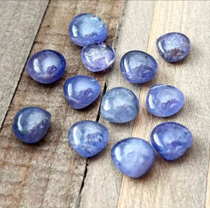 Tanzanite Gemstone Smooth Teardrop Necklace