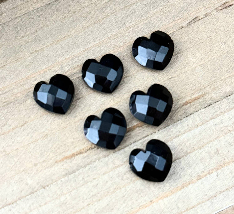 Black Onyx Heart Cord Necklace