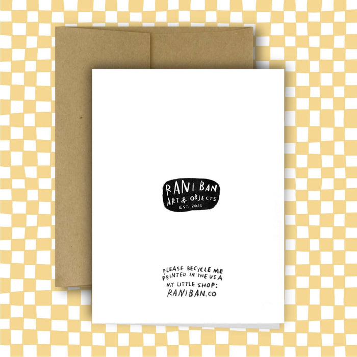 Mother Hen Flower Card