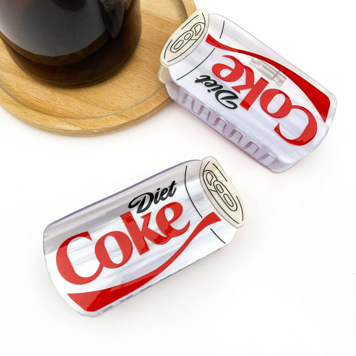 Diet Coke Bottle Hair Claw Clip