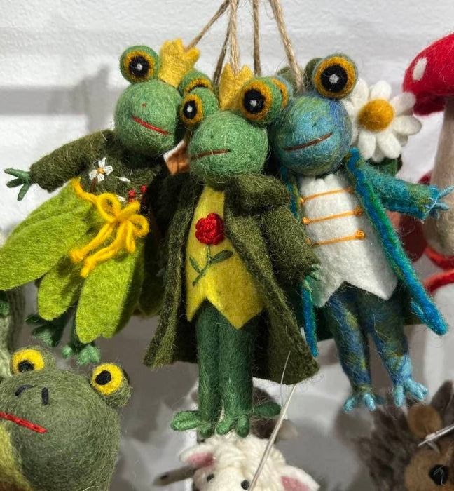 Dapper Frog Ornaments