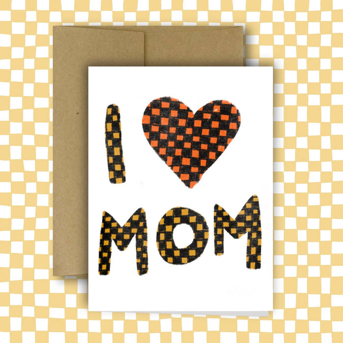I HEART MOM Card