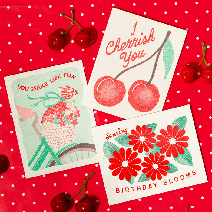 I Cherrish You Card