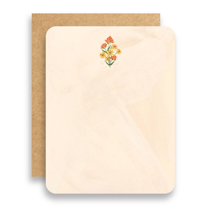 Vintage Blooms Floral Flat Note Set