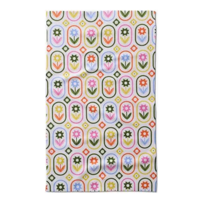 Petal Patchwork Tea Towel