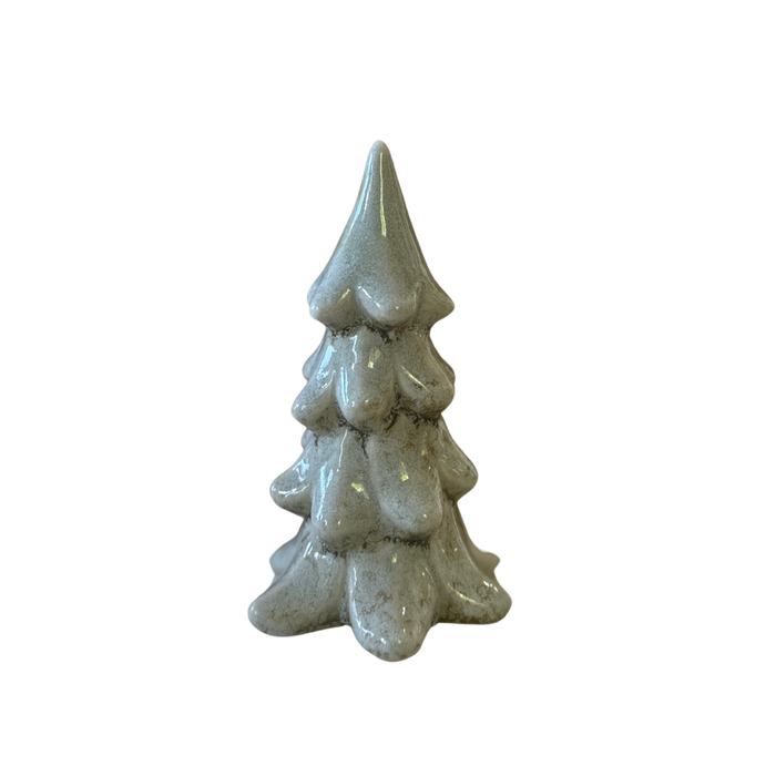 Stoneware Tree, Reactive Glaze, Light Green (Each One Will Vary)