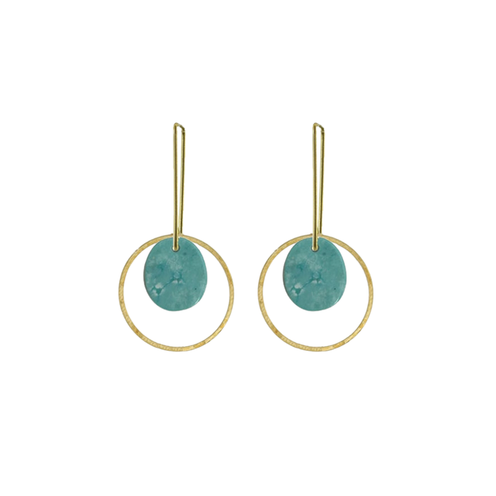 Blue Dot Hoops