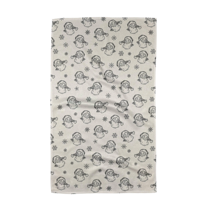 Vintage Santa Tea Towel