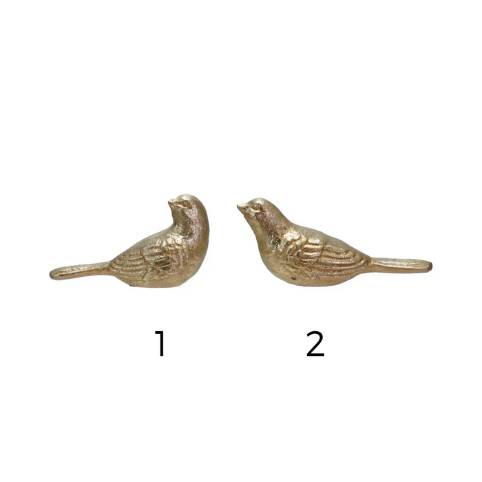 Cast Iron Bird - Gold
