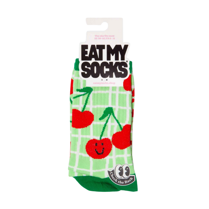 Cherry Flat Socks