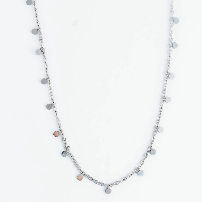 Waterproof Disc Chain Necklace