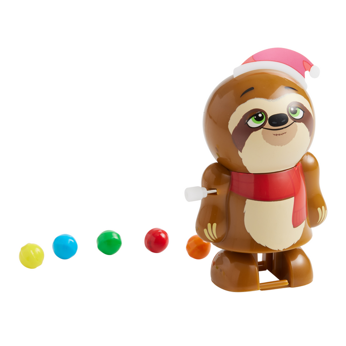 Holiday Sloth Wind Up Candy Pooper