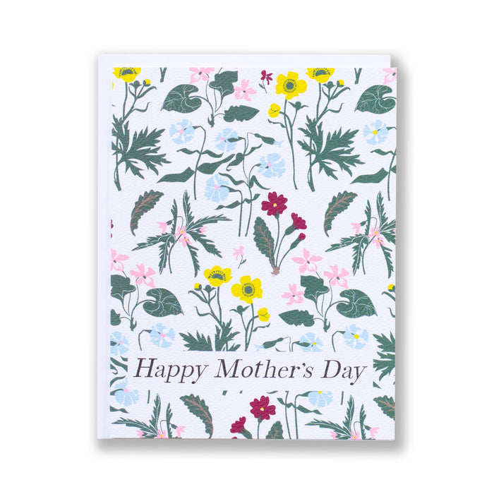 Happy Mothers Day Wildflowers Card