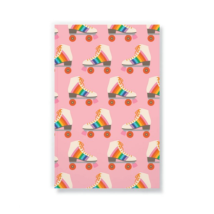 Rollerskates Layflat Notebook