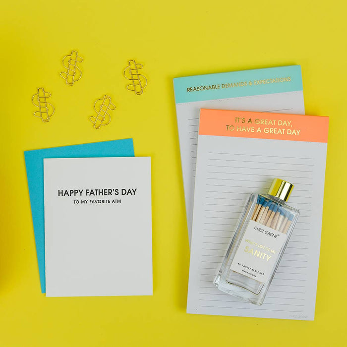 Favorite ATM Father's Day Card