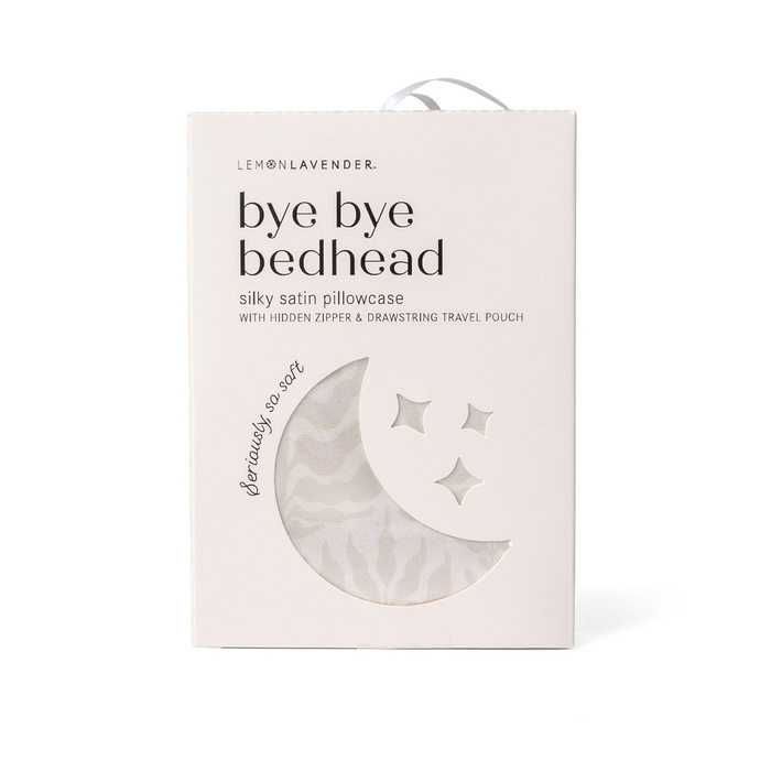 Lemon Lavender Bye Bye Bedhead Silky Satin Pillowcase
