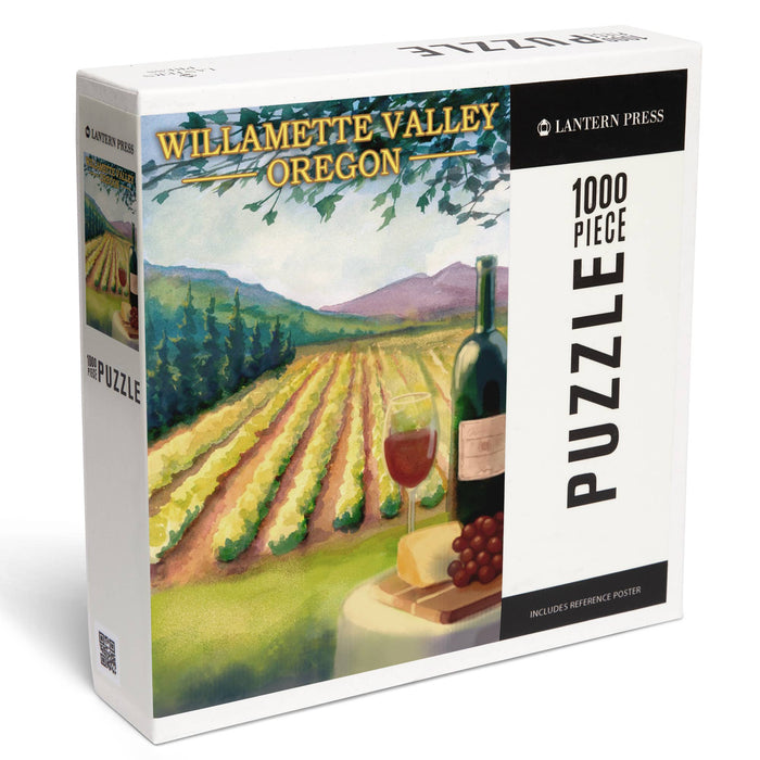 Willamette Valley Oregon Wine Country 1000-Piece Puzzle