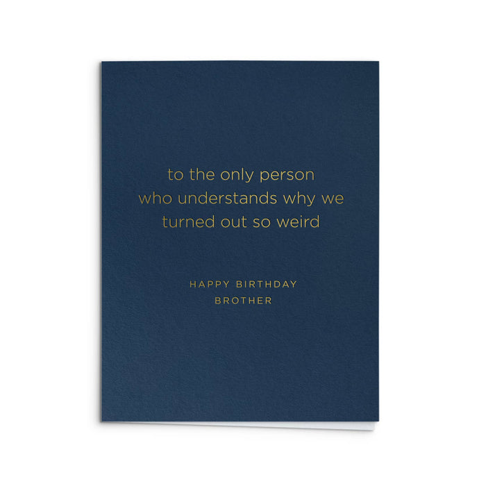 Brother Birthday Greeting Card