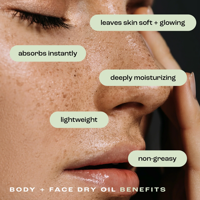 Eucalyptus Rosemary Mint Body + Face Dry Oil