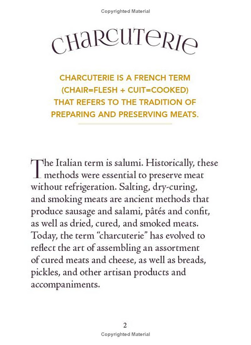 Little Book Of Charcuterie and Cheese