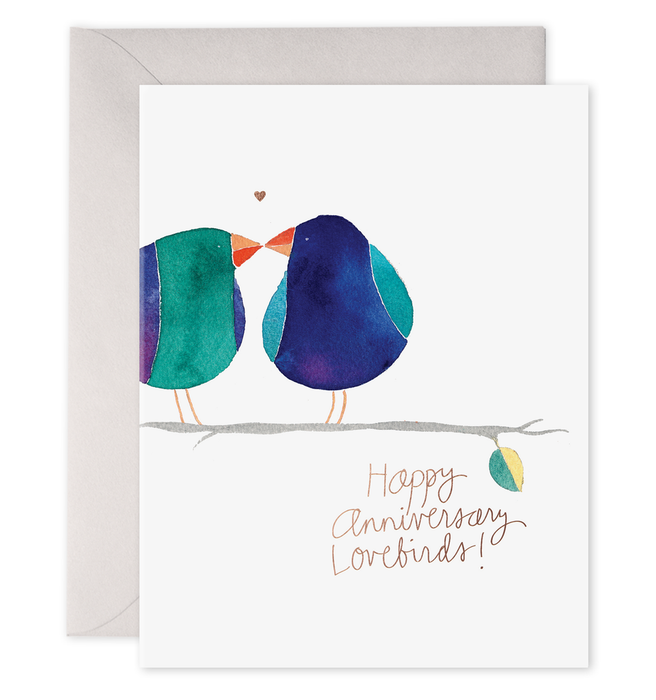 Lovebirds | Anniversary Greeting Card