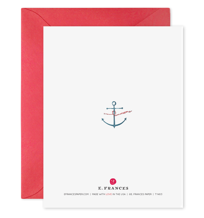 Whale Thanks Note Card Set