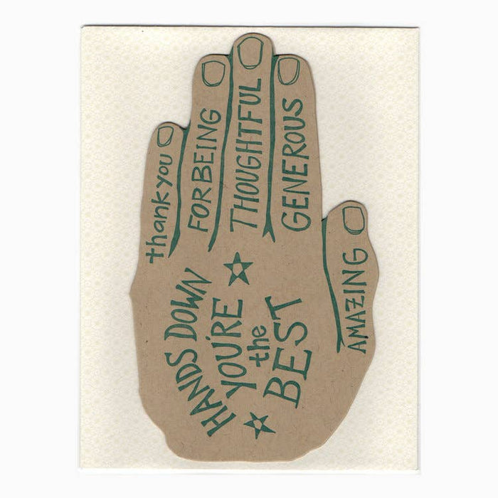 Thank You Hand Card
