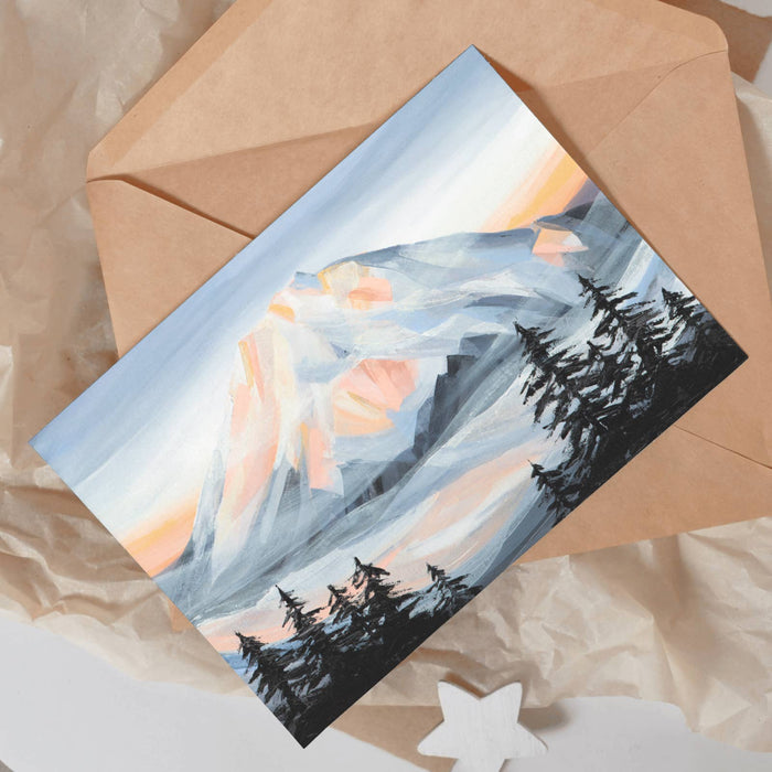 Mount Bachelor - Greeting Card