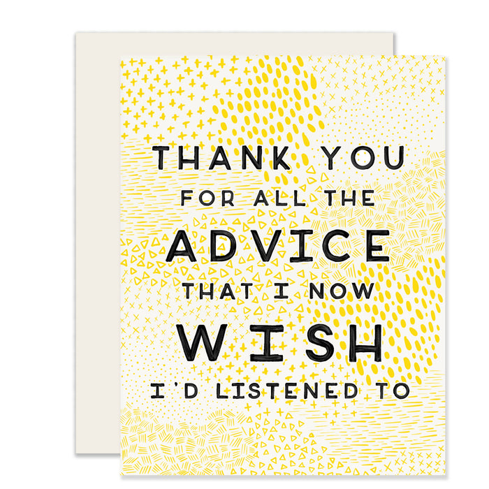 Parental Advice Card