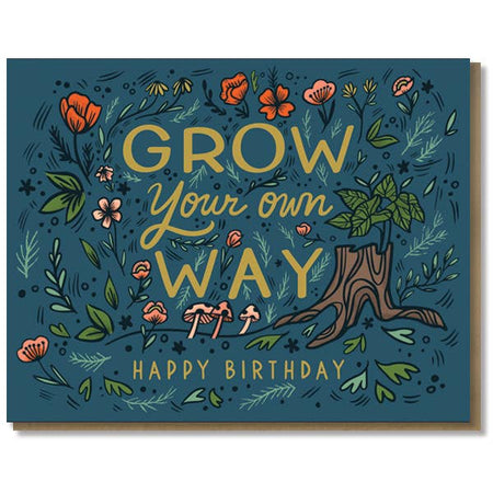 nature birthday card